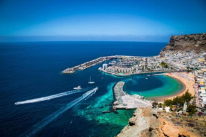 Lovely Studio With Private Terrace And Ocean View, La Playa De Mogan